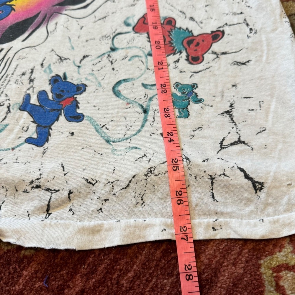 Grateful‎ Dead 1991 All Over Print Dancing Bears Roses Vintage T Shirt - Picture 9 of 9